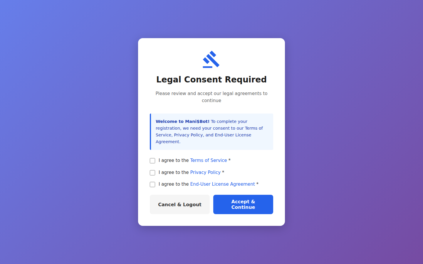 Legal Consent