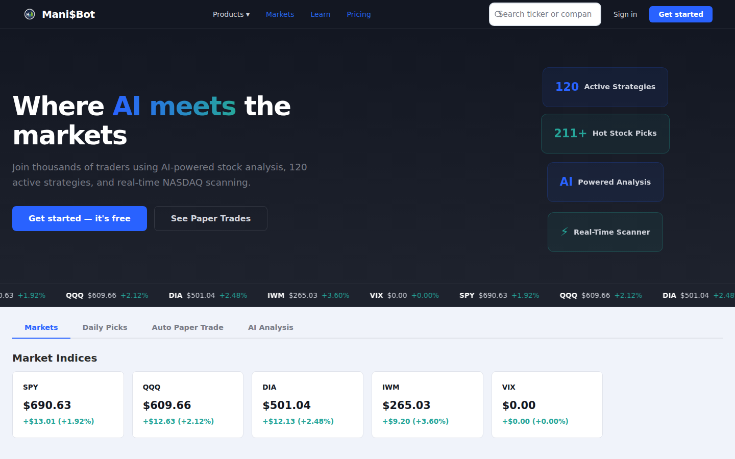 Auto-Trade Dashboard