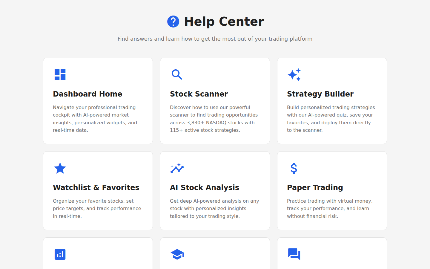 Help Center Overview
